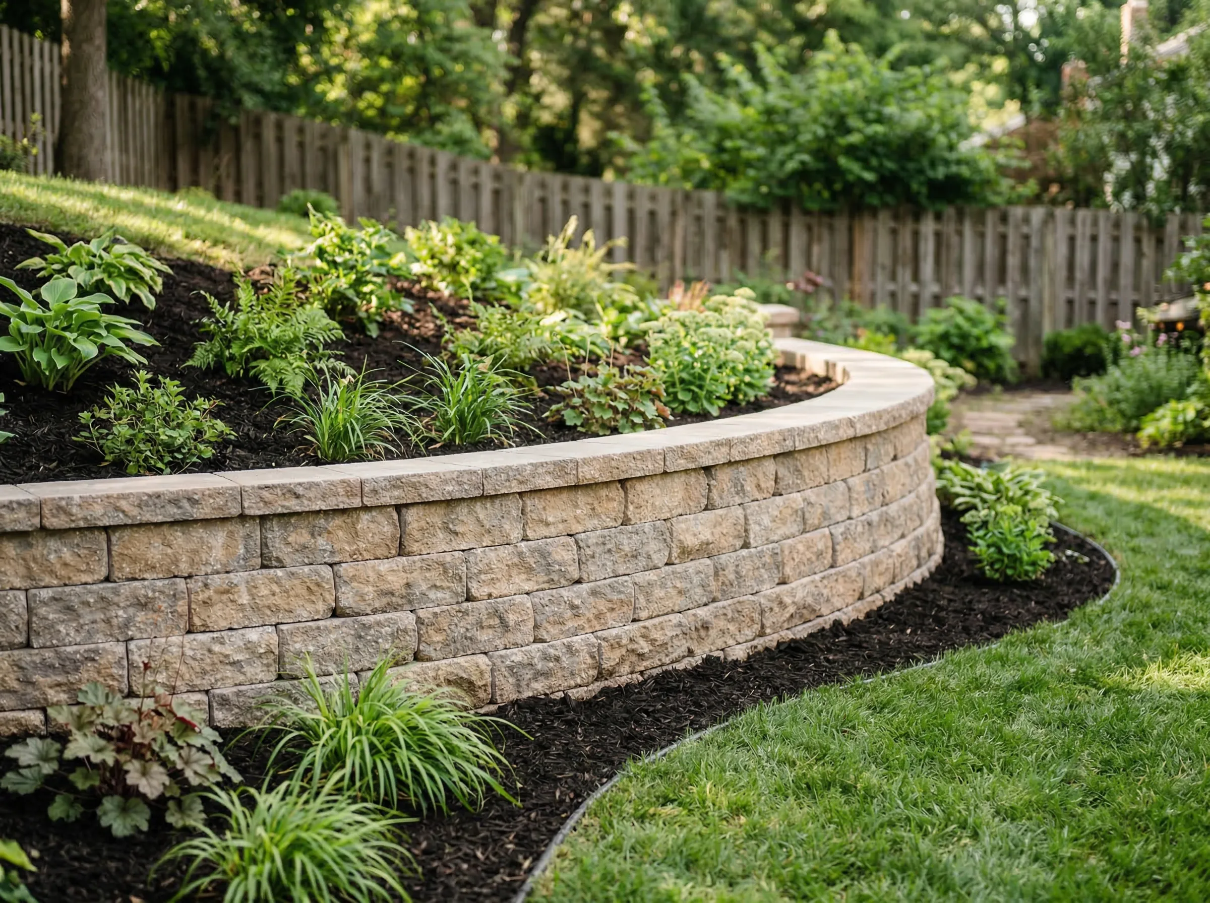 Beaufort wall construction experts � Clarkscapes retaining wall