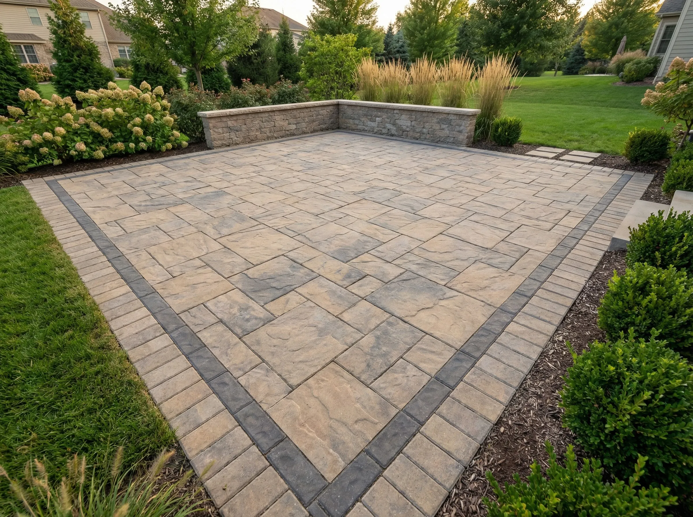 Beautiful paver patio installation in South Carolina