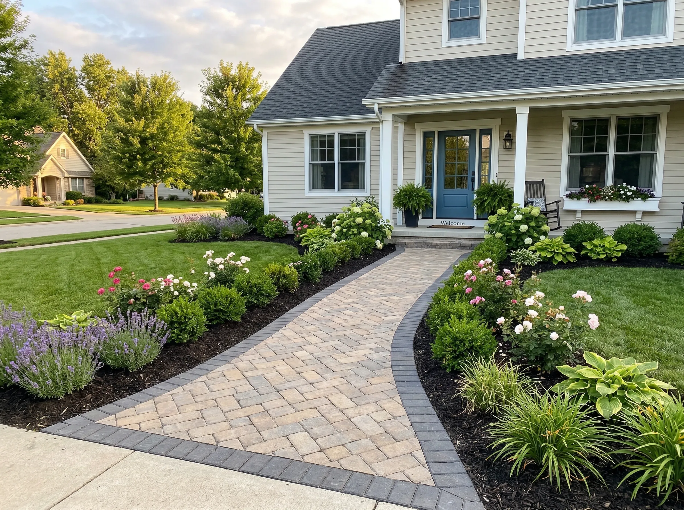 Custom paver walkway in SC