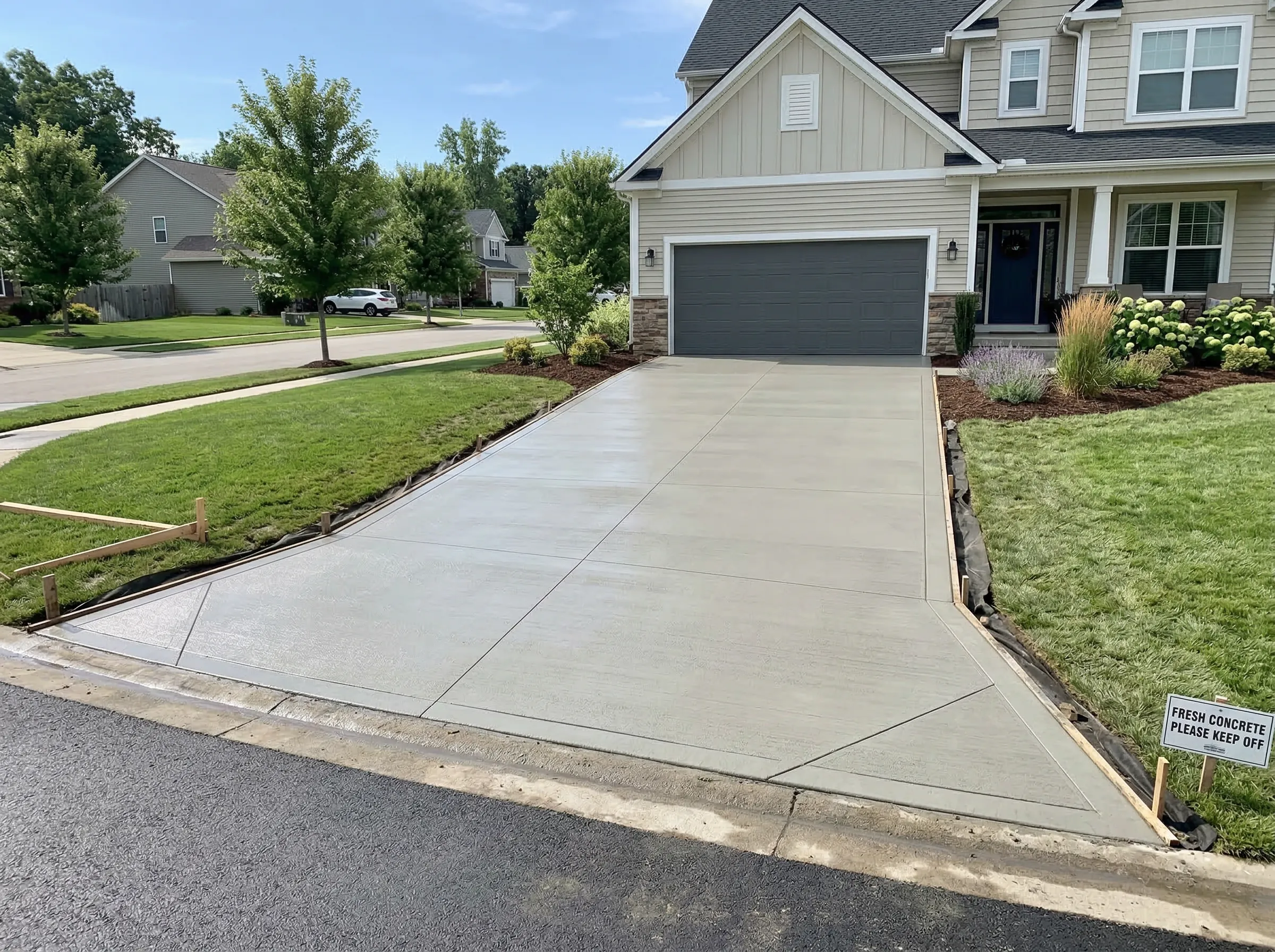 Driveway resurfacing in Beaufort SC by Clarkscapes