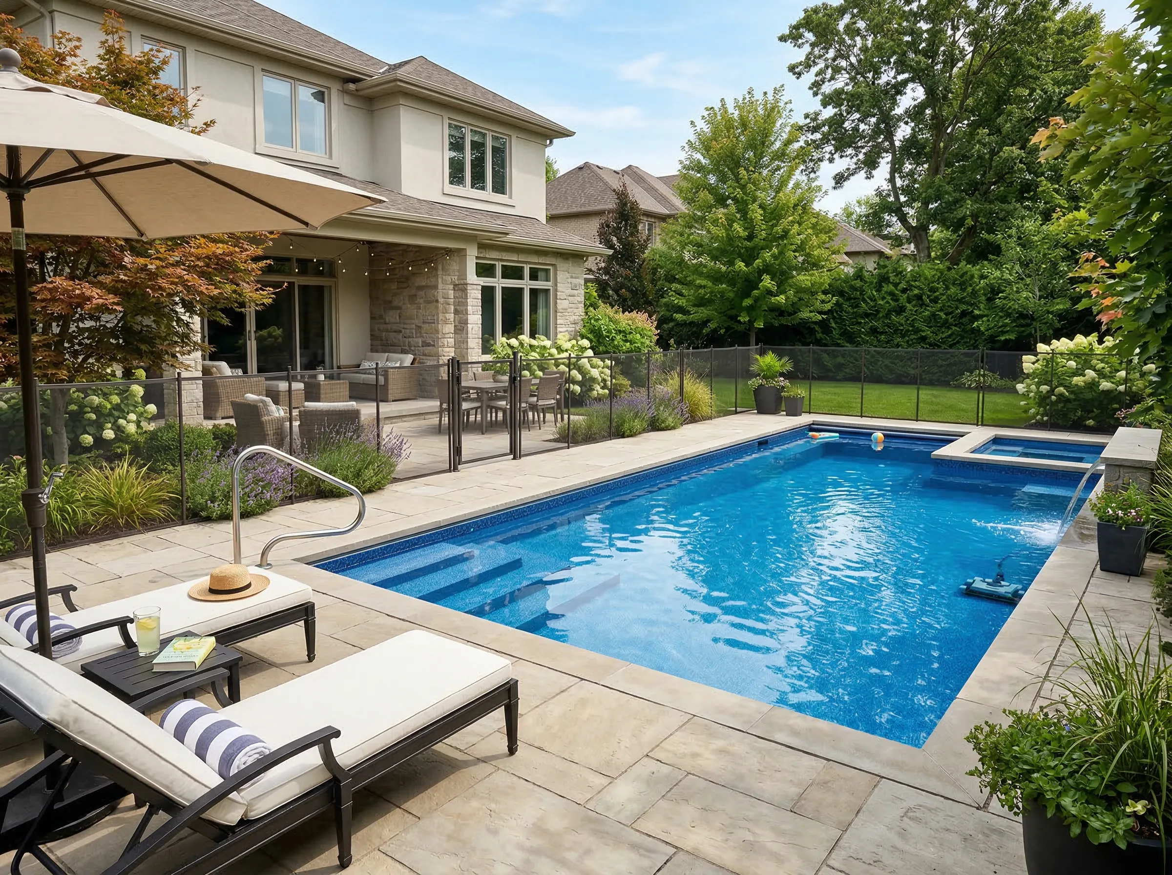 Inground fiberglass pools in Beaufort SC