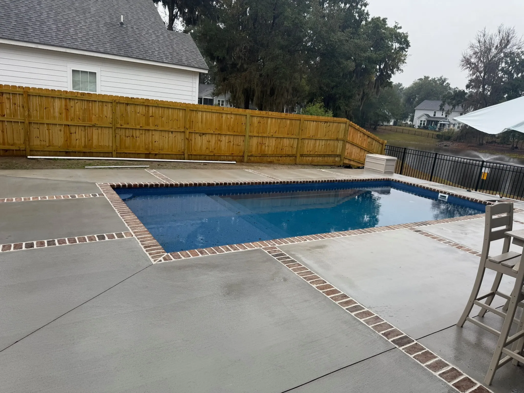 Fiberglass pool installation in Beaufort County SC