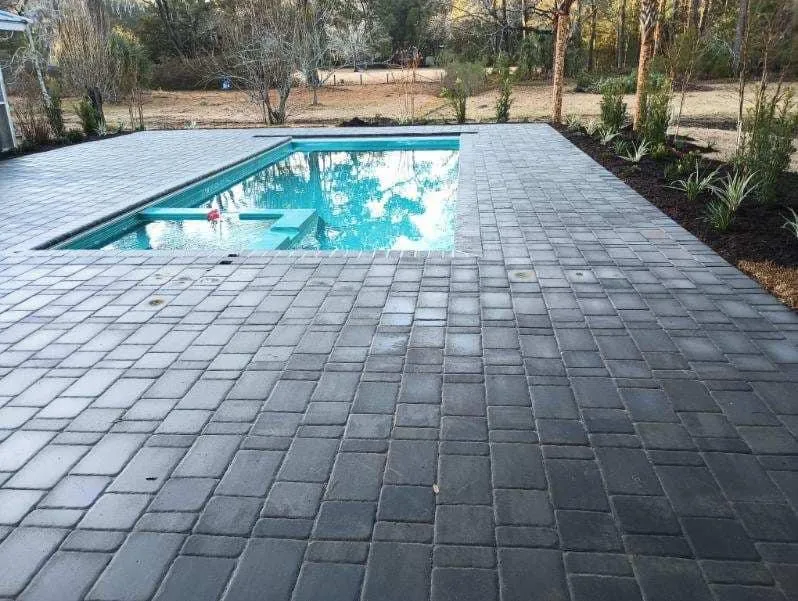 Custom paver patios in Beaufort SC by Clarkscapes