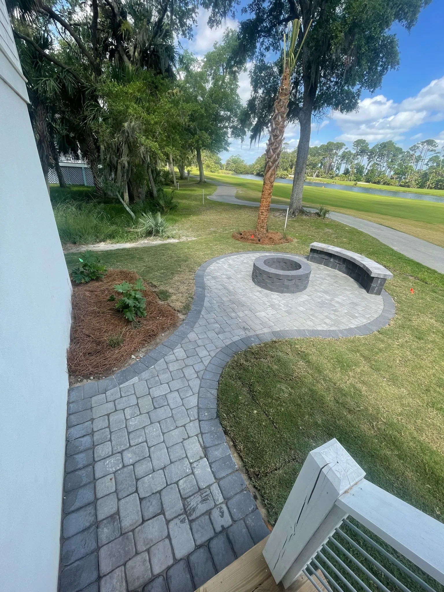 Professional pool builder services in Beaufort County SC - Clarkscapes paver patio